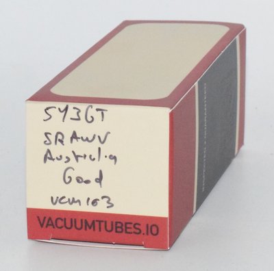 5Y3GT Super Radiotron AWV Australia Valve / Tube