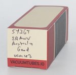 5Y3GT Super Radiotron AWV Australia Valve / Tube thumbnail 1