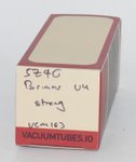 5Z4G Brimar UK Valve / Tube thumbnail 2