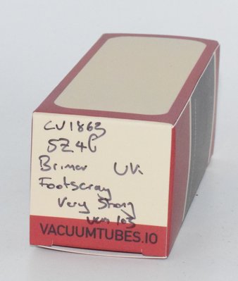 5Z4G / CV1863 Brimar UK Valve / Tube