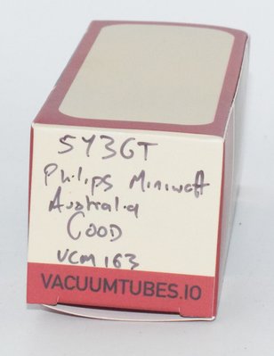 5Y3GT Philips Miniwatt Australia Valve / Tube