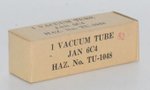 6C4 Sylvania JAN USA NOS HAZ No. TU-1048 Military Valve / Tube thumbnail 1