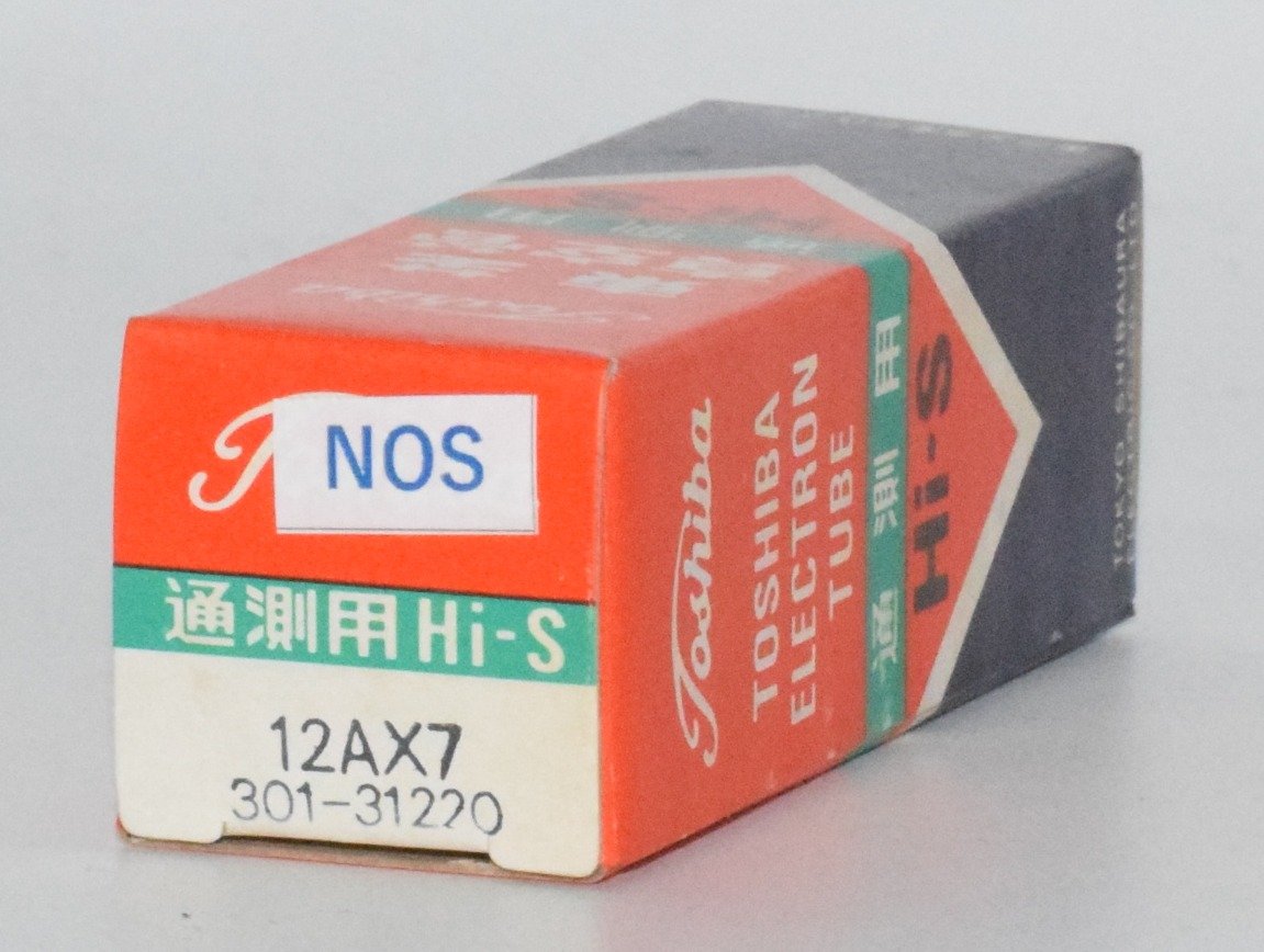 12AX7 Toshiba Shibaura Japan 1960s NOS NIB *Hi - S* Valve / Tube