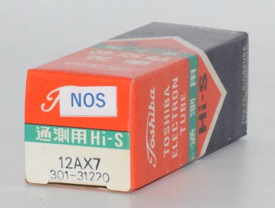 12AX7 Toshiba Shibaura Japan 1960s NOS NIB *Hi - S* Valve / Tube