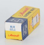 EL32 Miniwatt *Blackburn 1968* England NOS Valve / Tube thumbnail 1