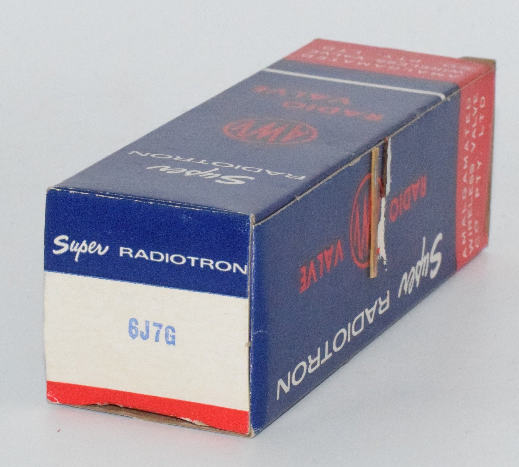 6J7G Super Radiotron AWV Australia NOS Valve / Tube