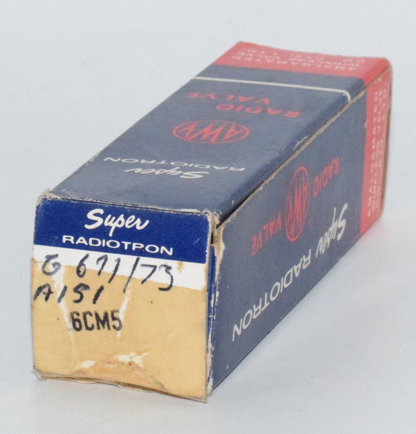 6CM5 Super Radiotron AWV Australia NOS Valve / Tube