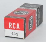 6C5 RCA USA NOS Valve / Tube thumbnail 1