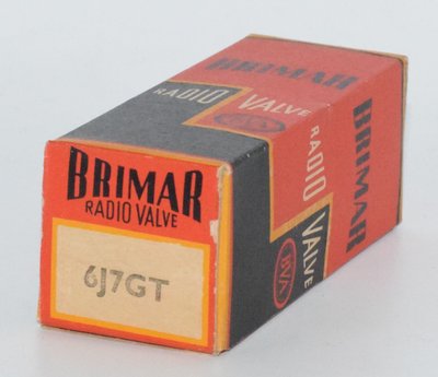 6J7GT Brimar England NOS NIB Valve / Tube