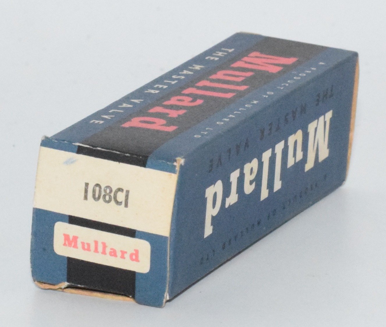 108C1 Mullard England *Mitcham 1955* NOS NIB Valve / Tube