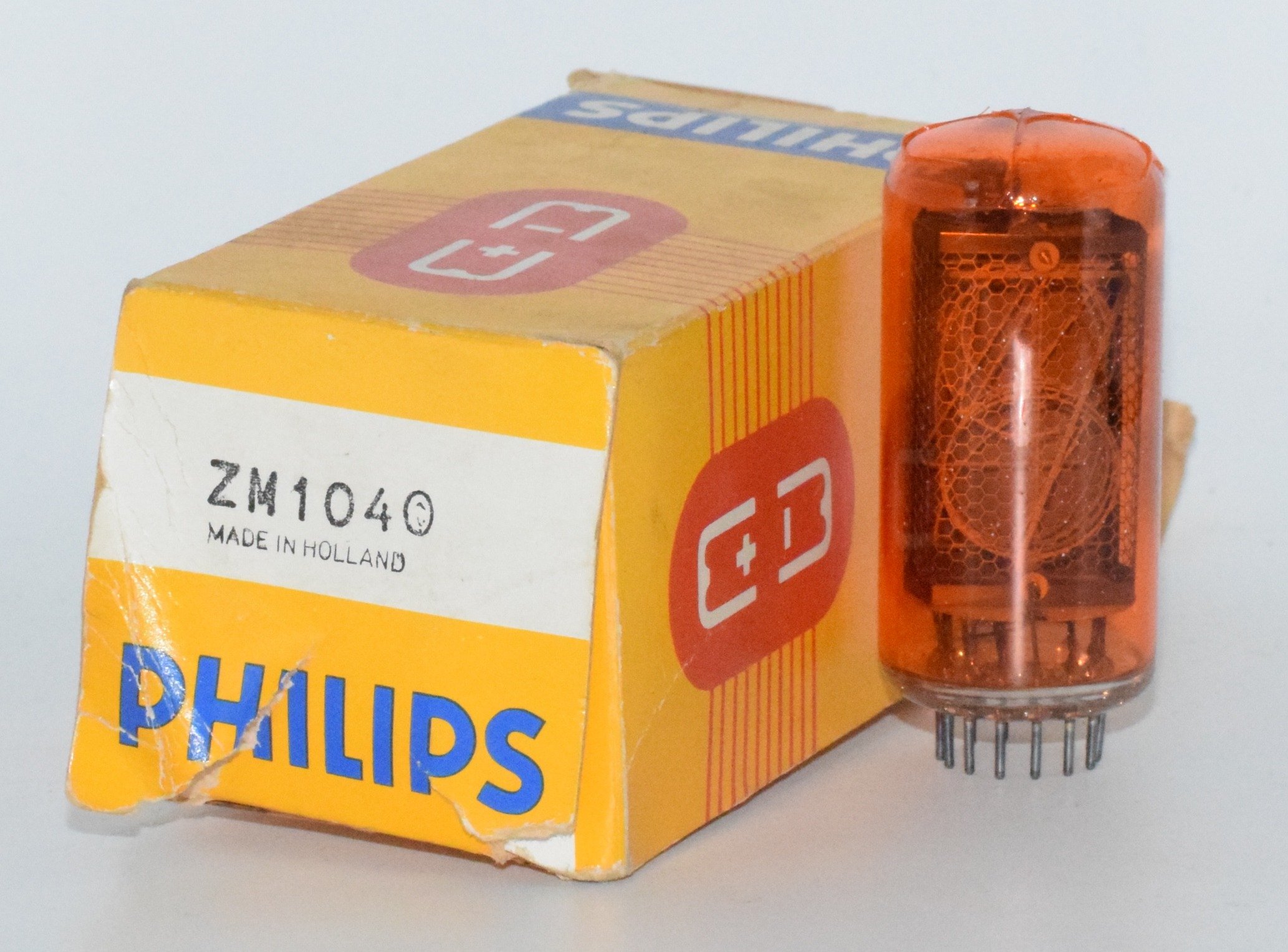 ZM1040 *Nixie* Philips Holland 1958 NOS Valve / Tube