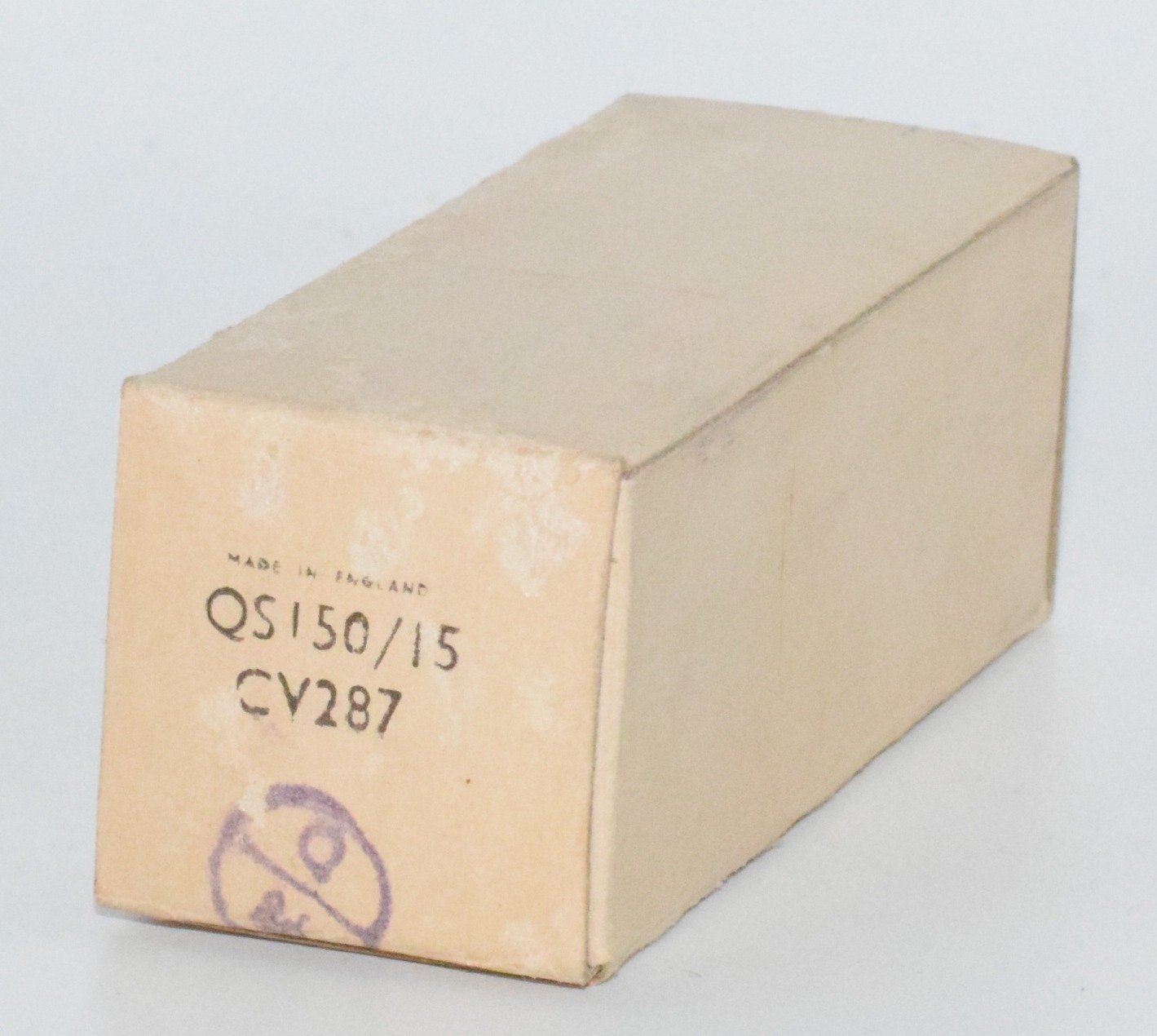 QS150/15 / CV287 England NOS NIB Valve / Tube