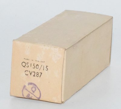 QS150/15 / CV287 England NOS NIB Valve / Tube
