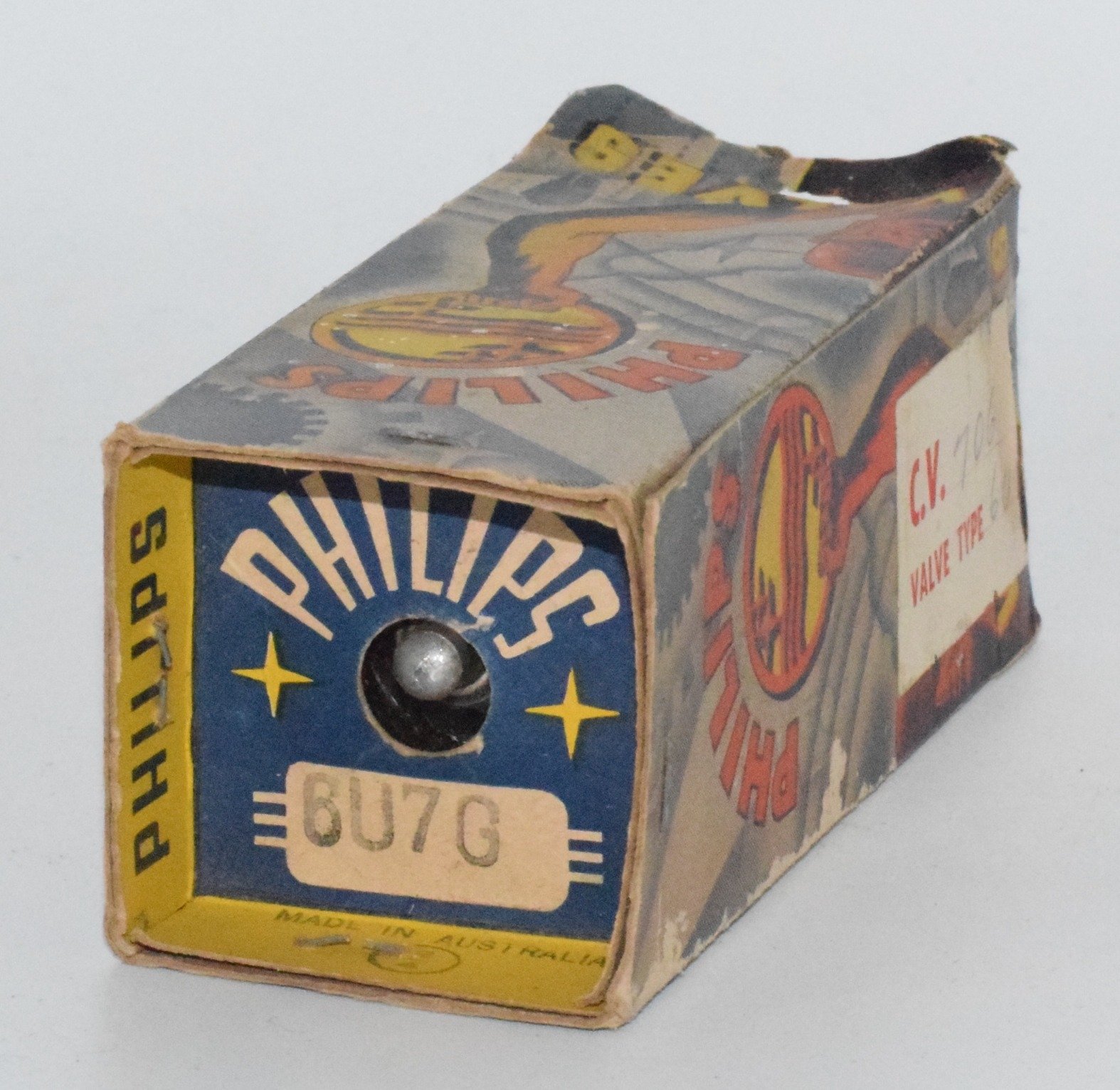 6U7G Philips Miniwatt Australia Valve / Tube