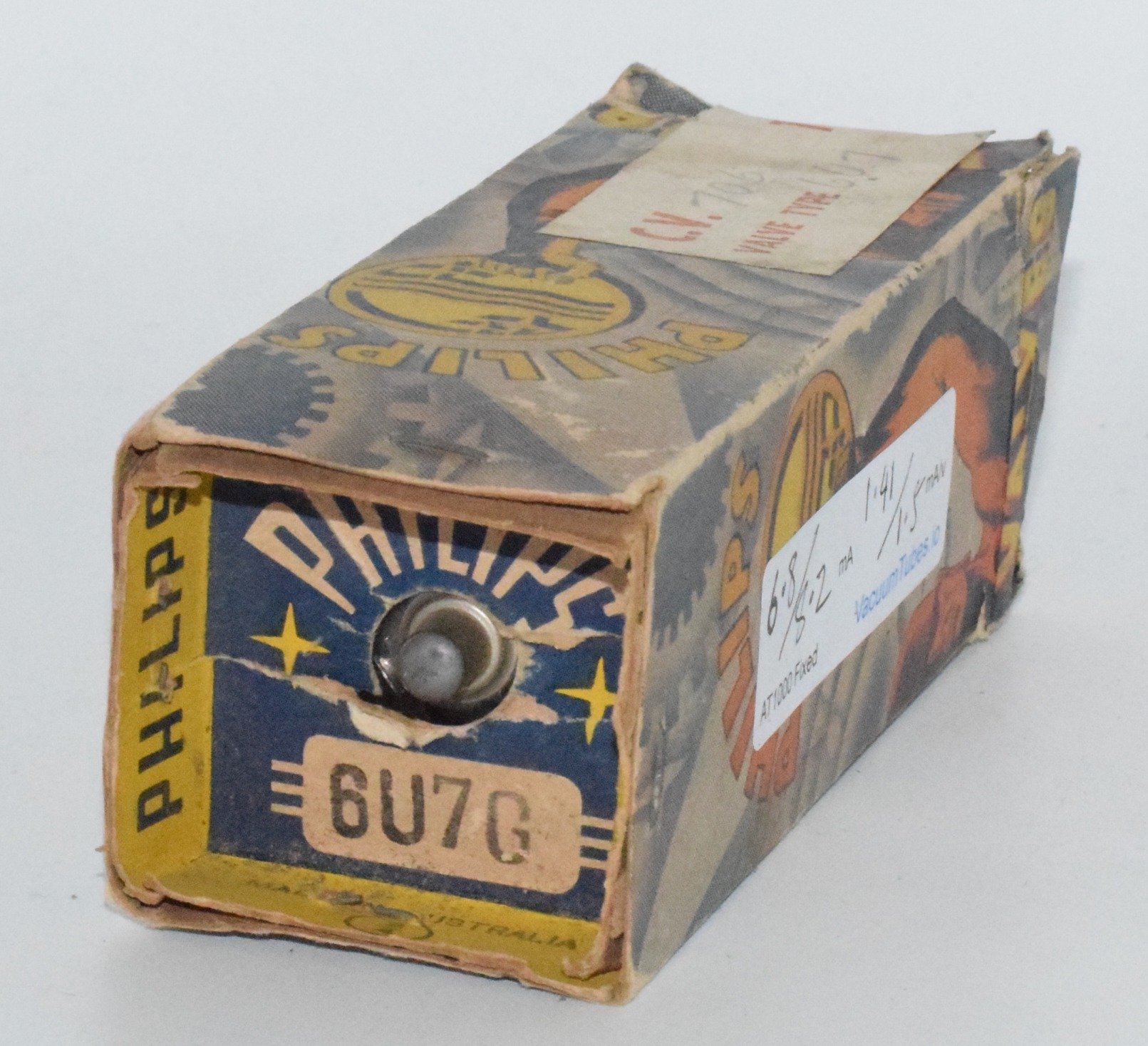 6U7G Philips Miniwatt Australia Valve / Tube
