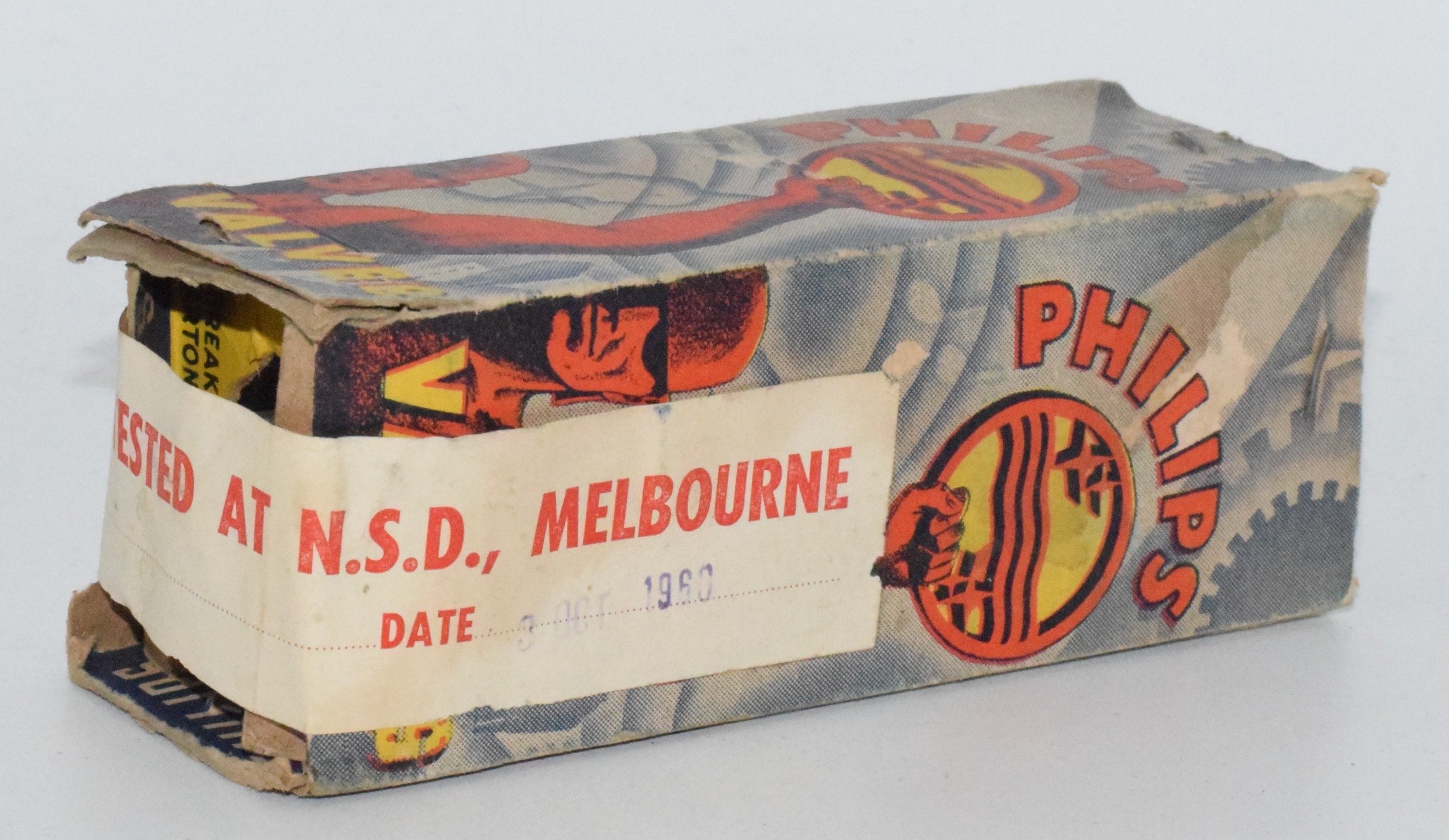 6U7G Philips Miniwatt Australia NOS NIB 1960 Valve / Tube