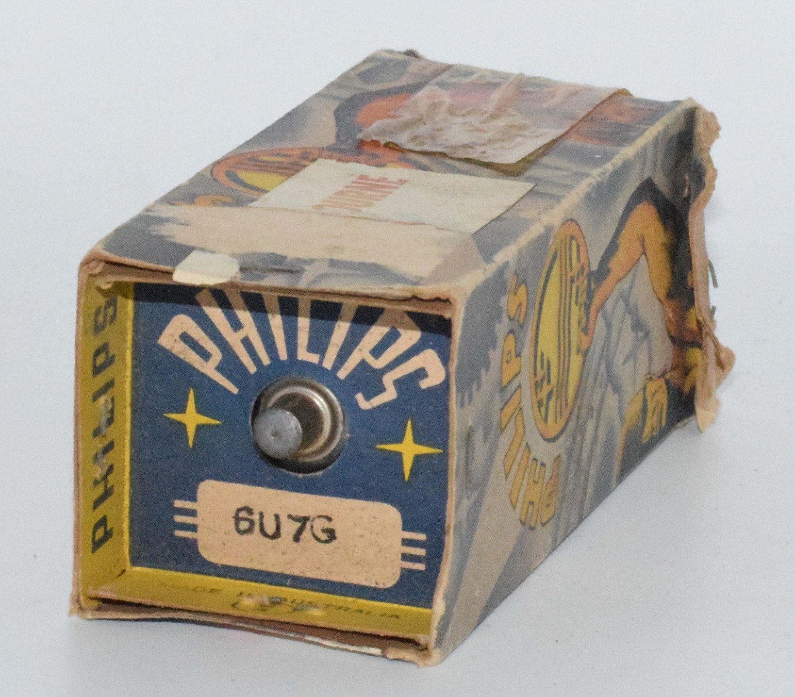 6U7G Philips Miniwatt Australia Valve / Tube