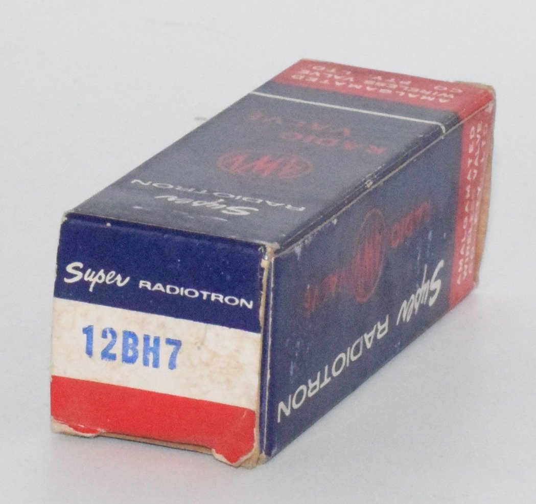 12BH7 Super Radiotron AWV Australia Valve / Tube