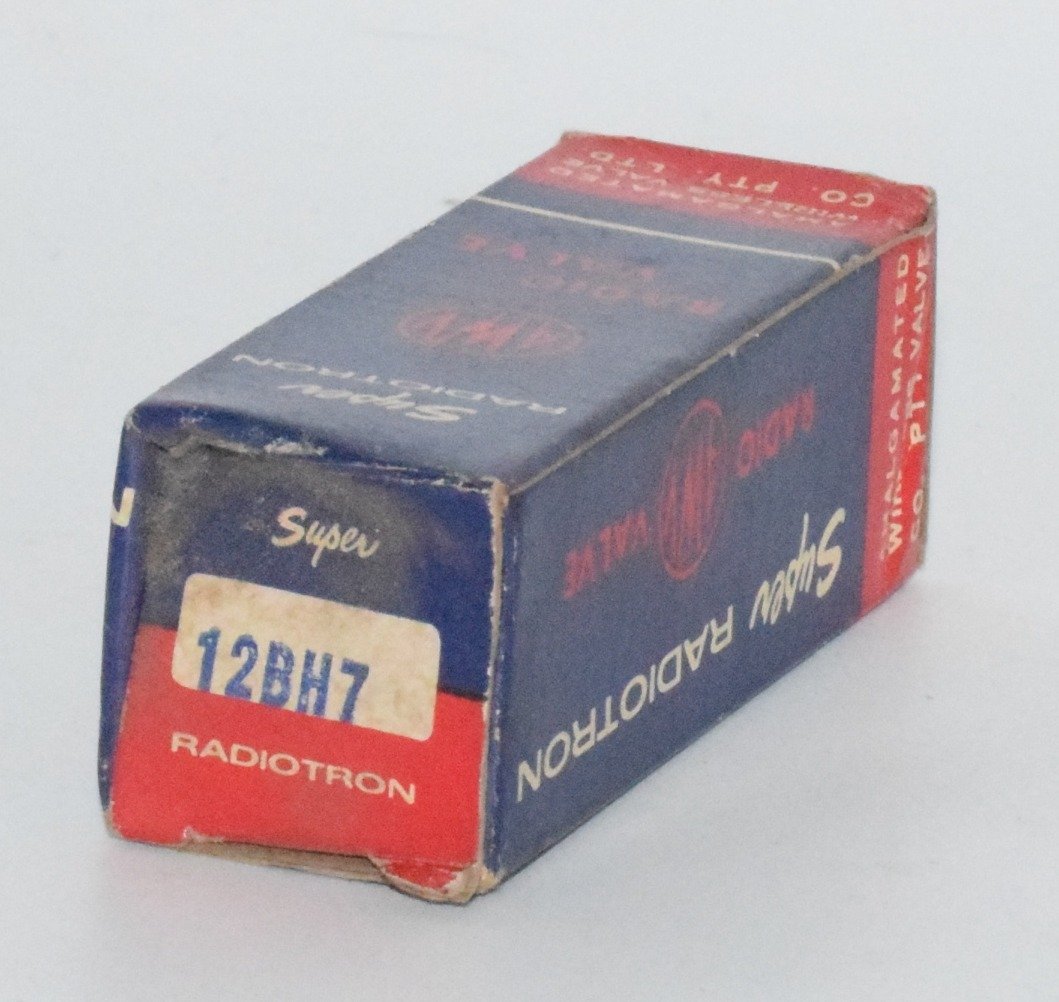 12BH7 Super Radiotron AWV Australia Valve / Tube