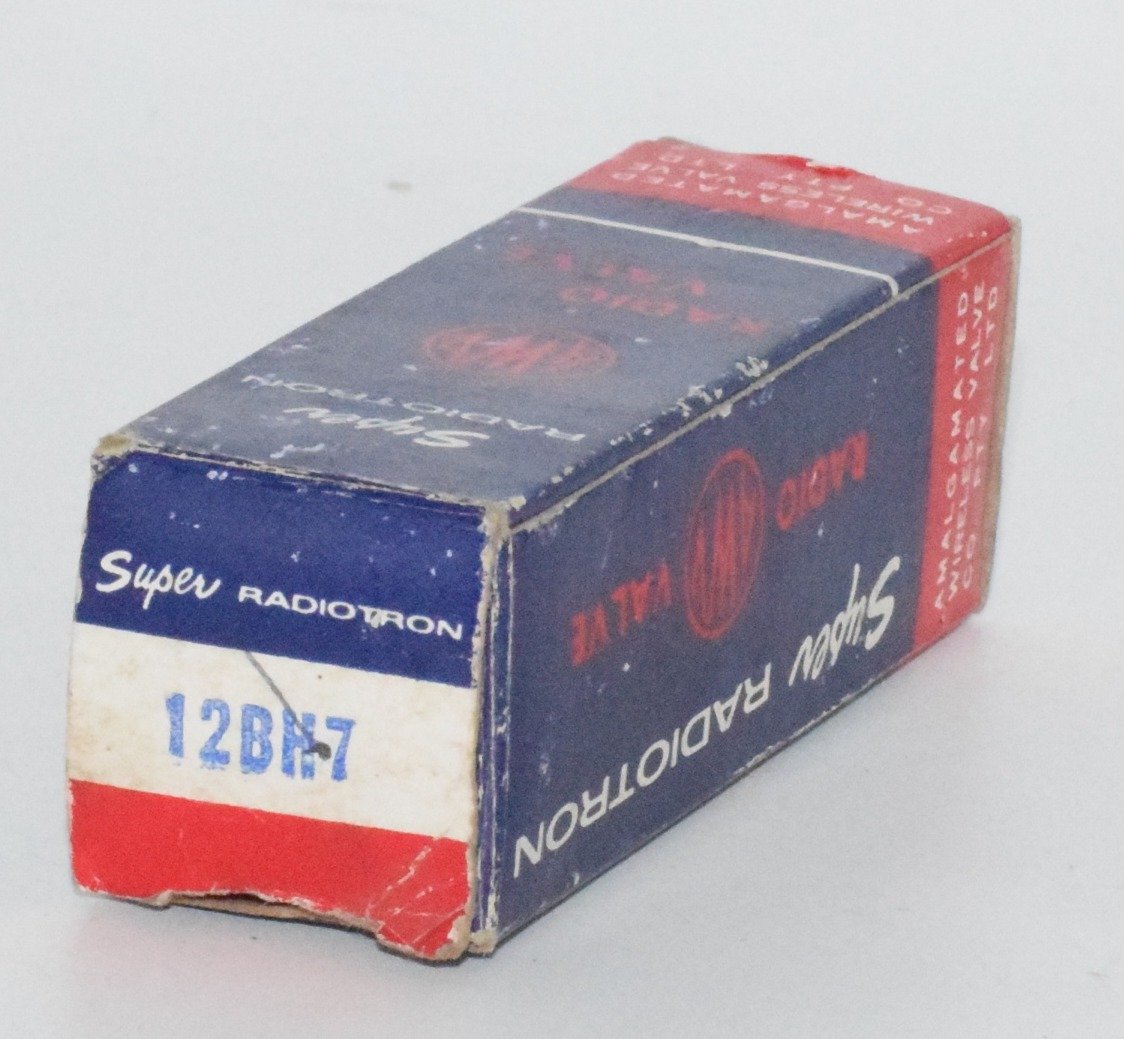 12BH7 Super Radiotron AWV Australia Valve / Tube