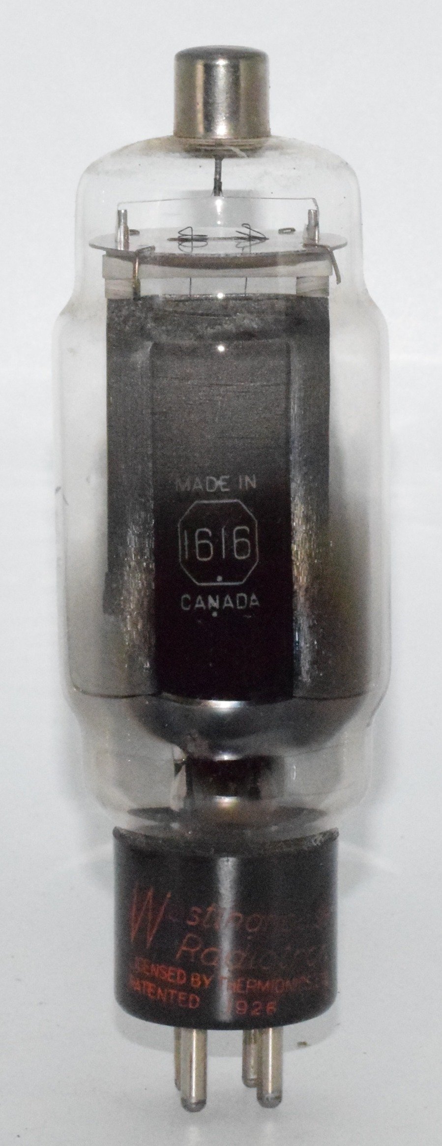1616 / CV656 Westinghouse Radiotron Canada 1958 NOS Valve / Tube