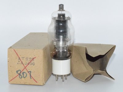 ATS25 / ZA3496 / 807 Ceramic Base Valve / Tube