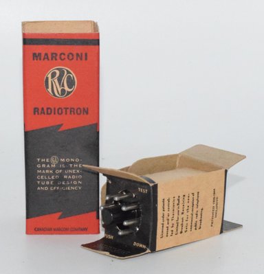 JAN 6H6 Marconi Radiotron Canada NOS NIB Valve / Tube