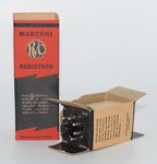 JAN 6H6 Marconi Radiotron Canada NOS NIB Valve / Tube thumbnail 1