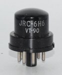 JRC 6H6 / VT90 RCA Radiotron USA NOS 1944 Valve / Tube thumbnail 2