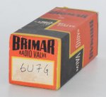 6U7G Brimar England Valve / Tube thumbnail 1