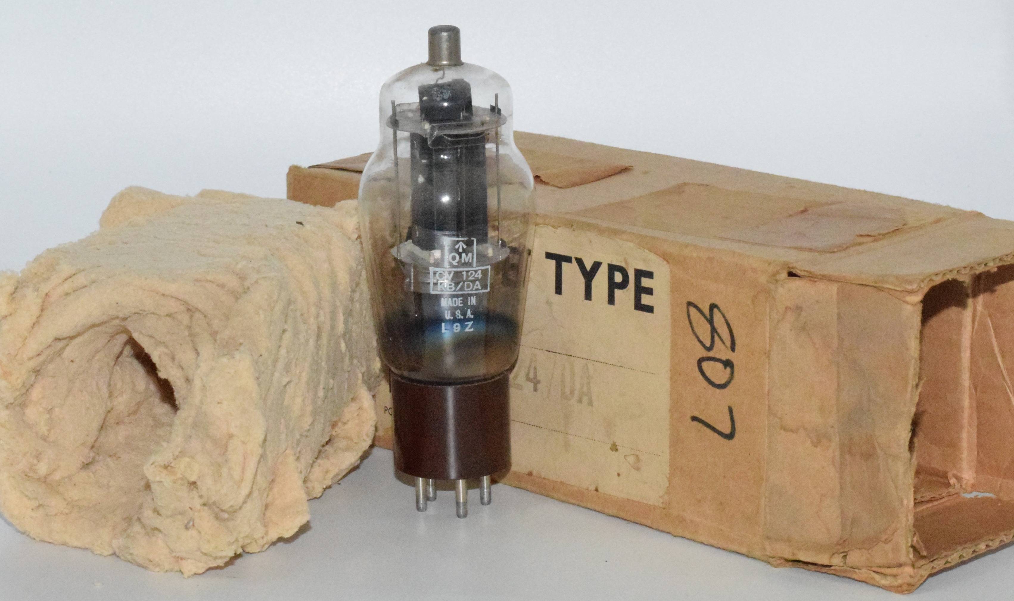 CV124 / 807 Mullard Blackburn NOS Valve / Tube